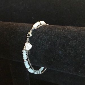 Merx Jewelry - Merx White and Gold Bead Bracelet Merx Jewelry - Merx White and Gold Bead Bracelet